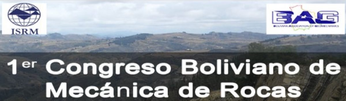 I Congreso Boliviano de Mecánica de Rocas (CONBOLMER 2019)